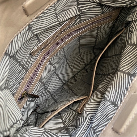 BCBG Maxazria Taupe Clutch Magnetic Closure - Picture 7 of 8